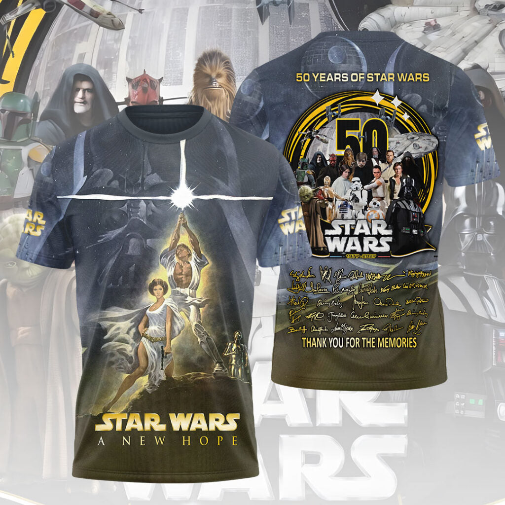 Star Wars 50th Anniversary 2027 3D Apparel – MNPST0048