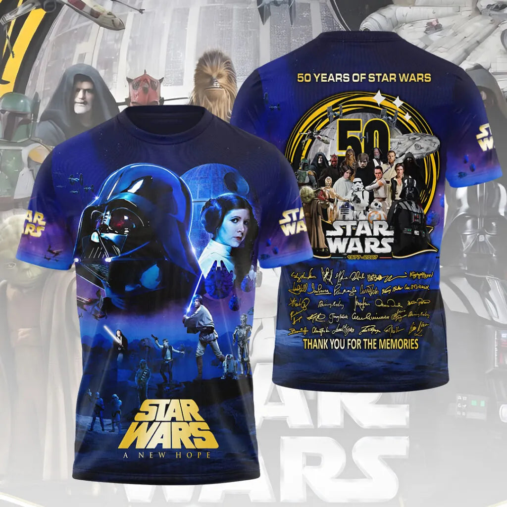 Star Wars 50th Anniversary 2027 3D Apparel – MNPST0016