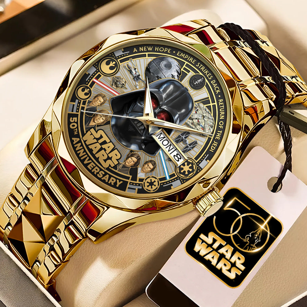 Star Wars 50th Anniversary 2027 Alloy Luxury Quartz Watch – MNPST0090