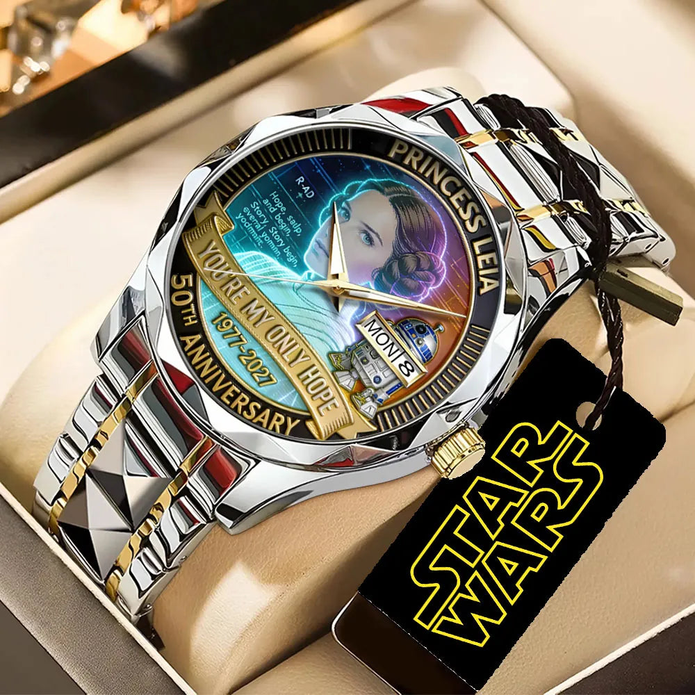 Star Wars 50th Anniversary 2027 Alloy Luxury Quartz Watch – MNPST0336