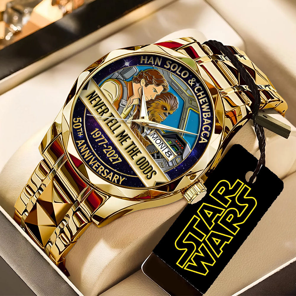 Star Wars 50th Anniversary 2027 Alloy Luxury Quartz Watch – MNPST0339
