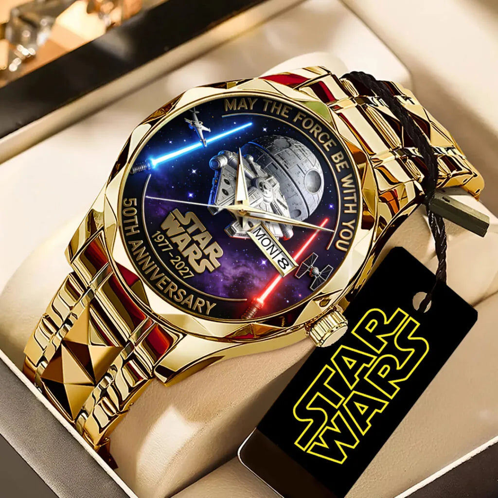 Star Wars 50th Anniversary 2027 Alloy Luxury Quartz Watch – MNPST0283