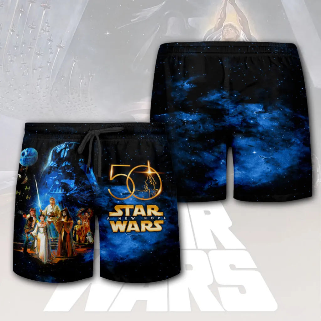Star Wars 50th Anniversary 3D Casual Shorts – MNPST0270