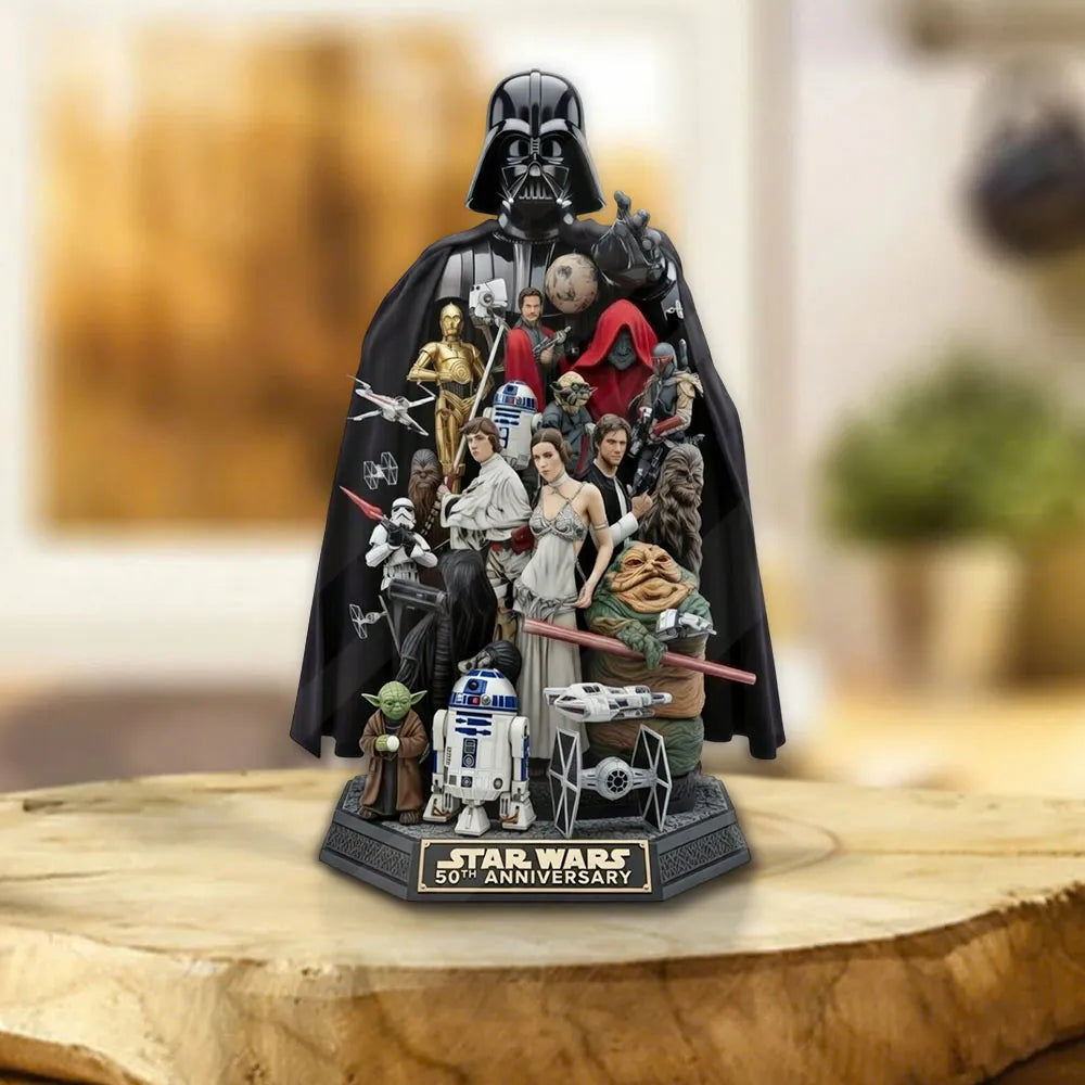Star Wars 50th Anniversary Custom Shape Acrylic Plaque – MNPST0313