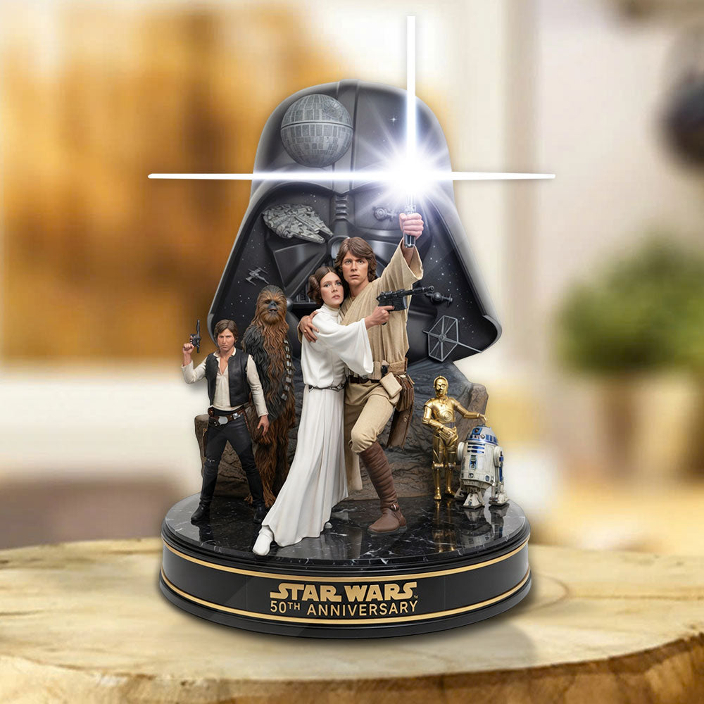 Star Wars 50th Anniversary Custom Shape Acrylic Plaque – MNPST0008