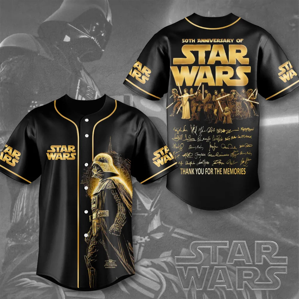 Star Wars 50th Anniversary Baseball Jersey – MNPST0056