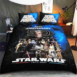 Star Wars 50th Anniversary 3-Piece Duvet Bedding Set – MNPST0125