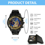 Star Wars 50th Anniversary Black Stainless Steel Watch – MNPST0317