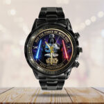 Star Wars 50th Anniversary Black Stainless Steel Watch – MNPST0259
