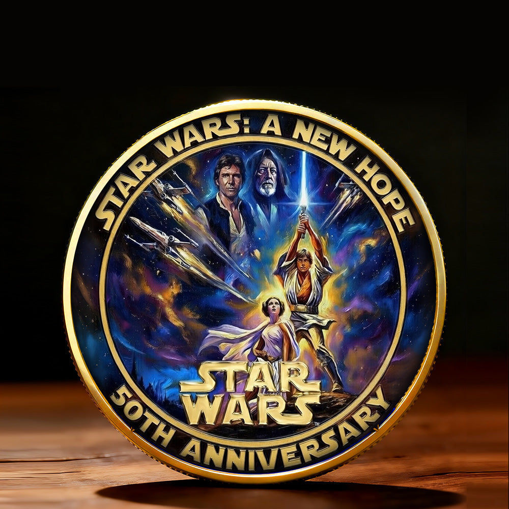 Star Wars 50th Anniversary Commemorative Coin – MNPST0202