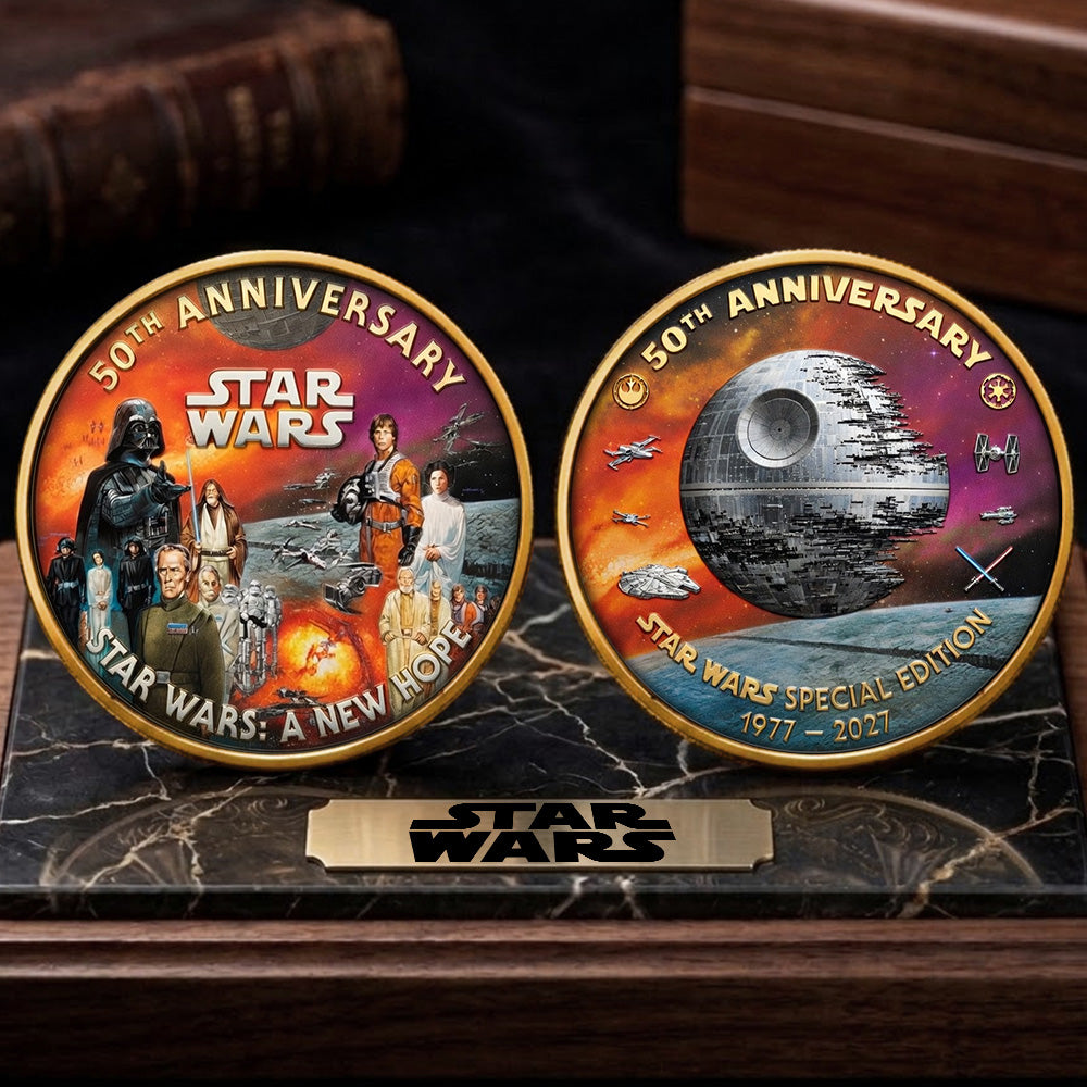 Star Wars 50th Anniversary Commemorative Coin – MNPST0091
