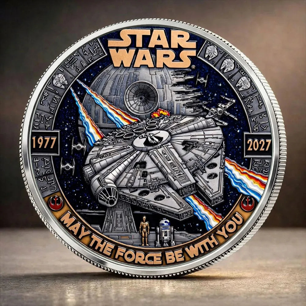 Star Wars 50th Anniversary Commemorative Coin – MNPST0163