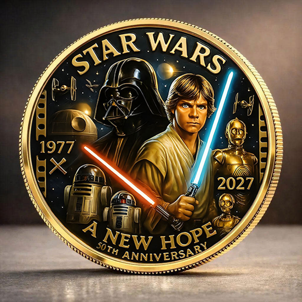 Star Wars 50th Anniversary Commemorative Coin – MNPST0154