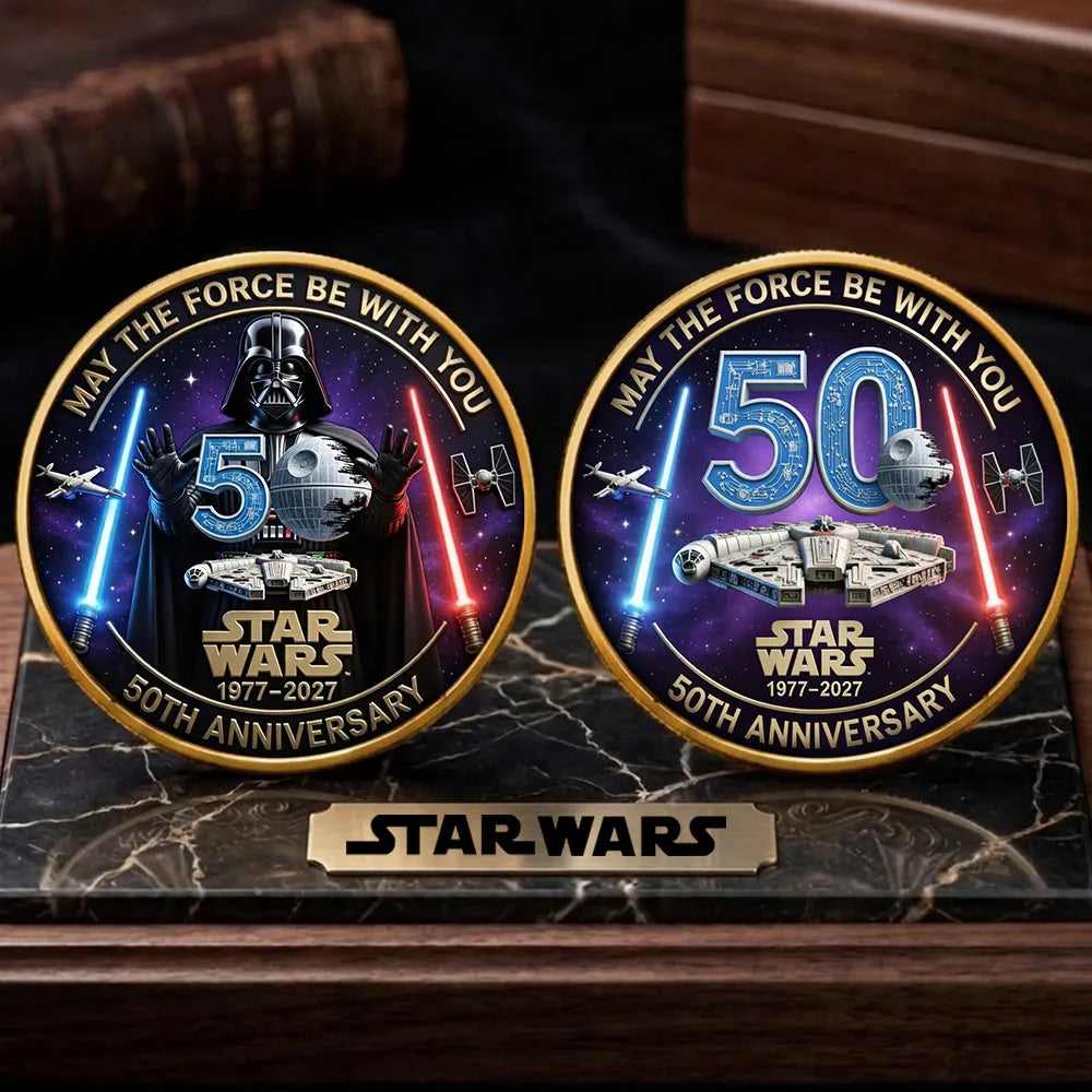 Star Wars 50th Anniversary Commemorative Coin – MNPST0194