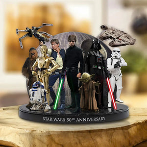 Star Wars 50th Anniversary Custom Shape Acrylic Plaque – MNPST0061