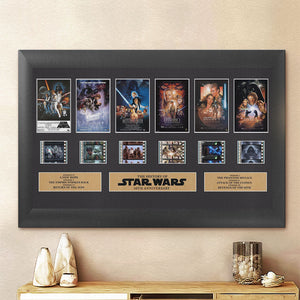 Star Wars 50th Anniversary Rectangle Canvas With Inner Frame – MNPST0249