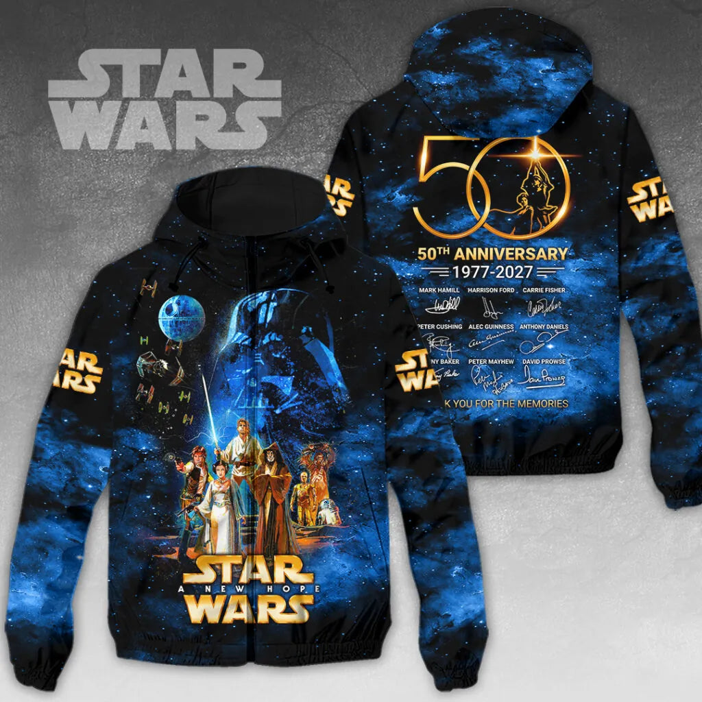 Star Wars 50th Anniversary 3D Windbreaker Jacket – MNPST0692