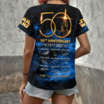 Star Wars 50th Anniversary 3D Women’s V-Neck T-Shirt – MNPST0036