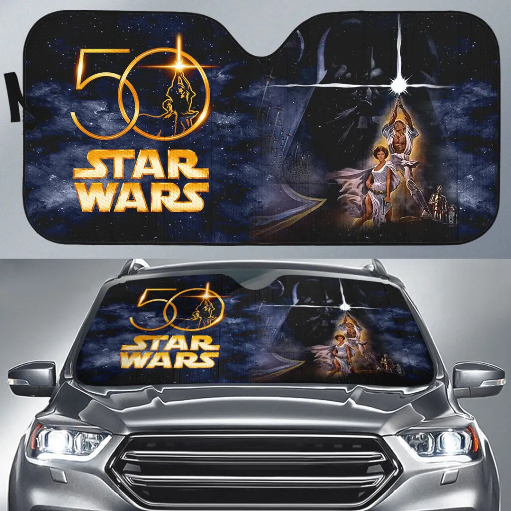 Star Wars 50th Anniversary Auto Sun Shade – MNPST0983