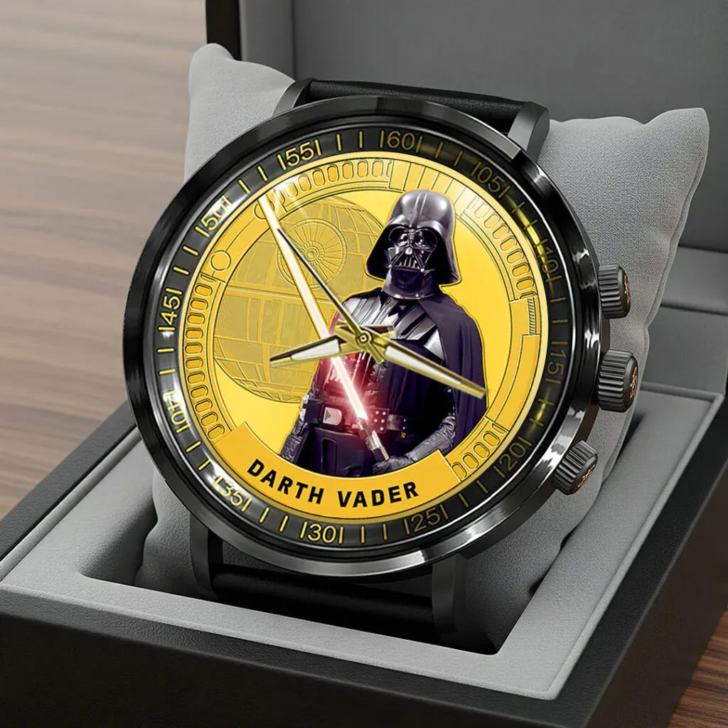 Star Wars Black Stainless Steel Watch – MNPST0903