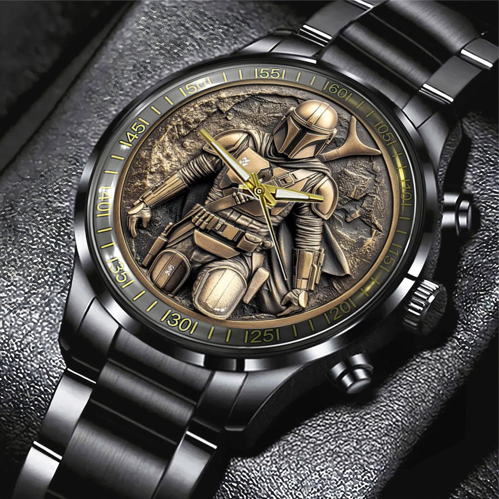 Star Wars Black Stainless Steel Watch – MAITM 11015 MNPST1221