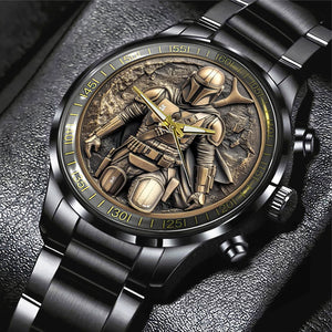 Star Wars Black Stainless Steel Watch – MAITM 11015 MNPST1221