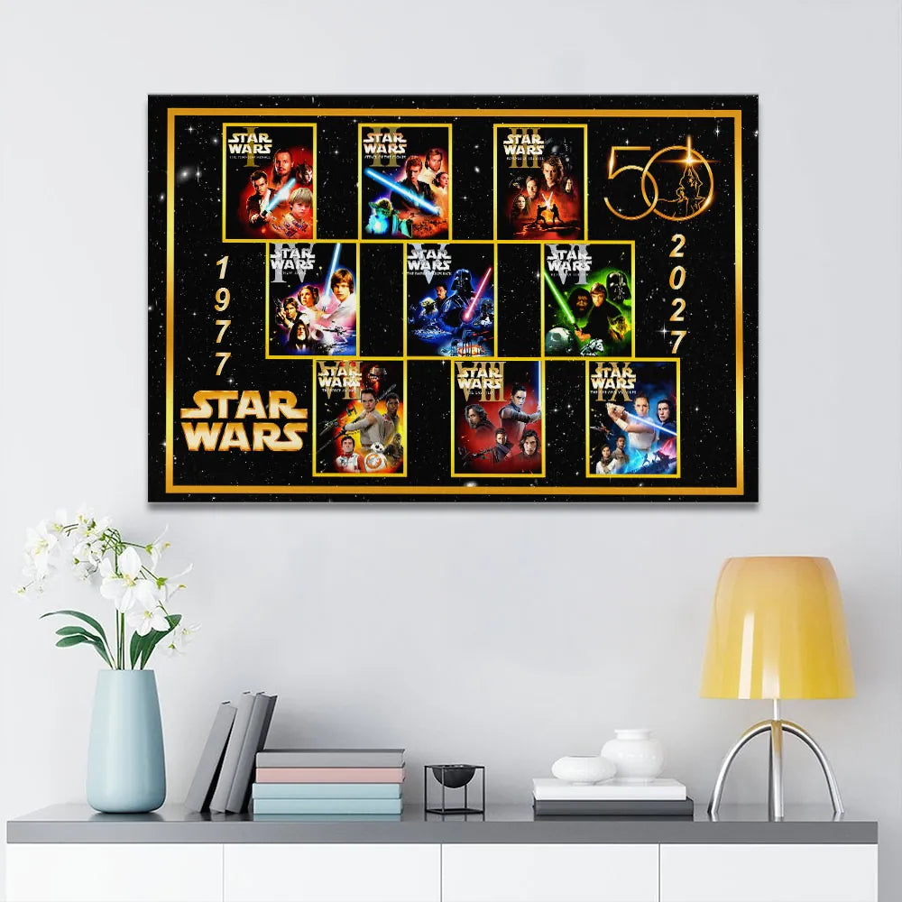 Star Wars Rectangle Canvas With Inner Frame – MNPST0043