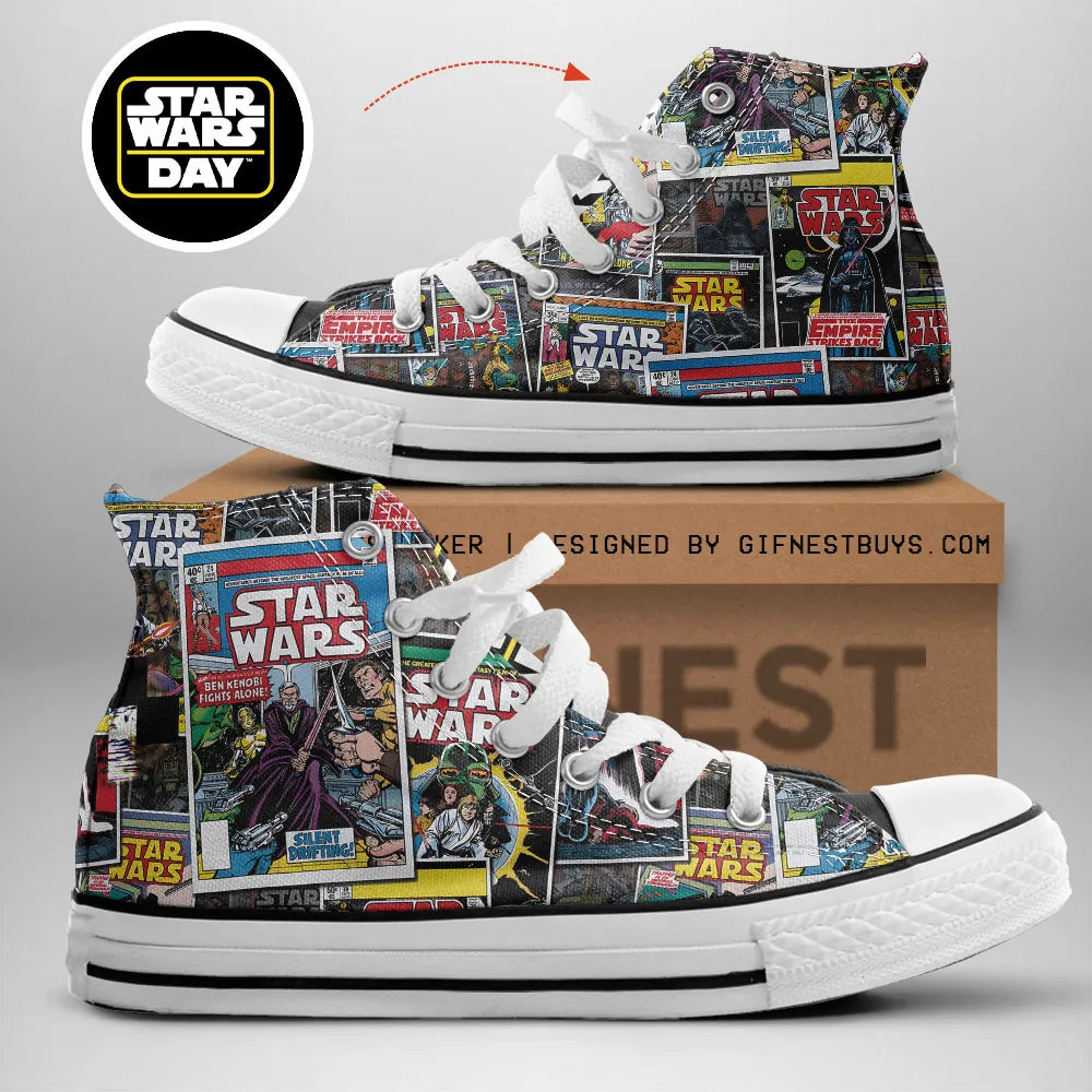 Star Wars High Top Canvas Shoes – TANTN 5967 MNPST1161