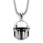 Star Wars Mandalorian Helmet Pendant Necklace – MNPST0569
