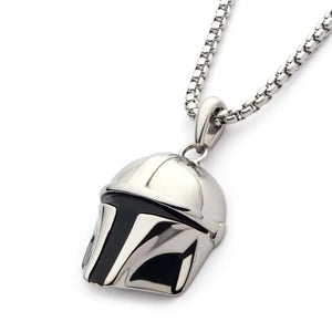 Star Wars Mandalorian Helmet Pendant Necklace – MNPST0569