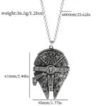 Star Wars Millennium Falcon Spaceship Pendant Necklace – MNPST0564