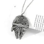Star Wars Millennium Falcon Spaceship Pendant Necklace – MNPST0564