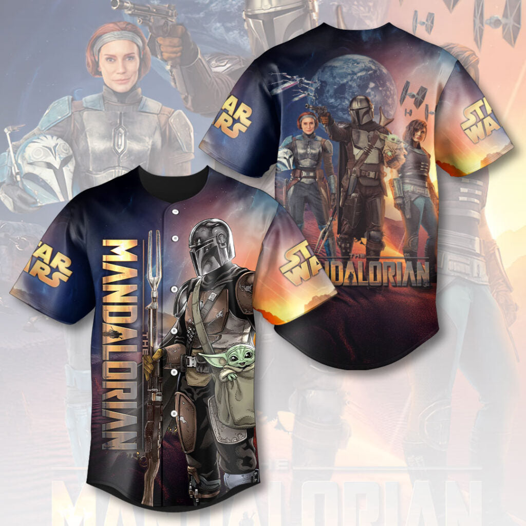 Star Wars: The Mandalorian Baseball Jersey – MNPST0541