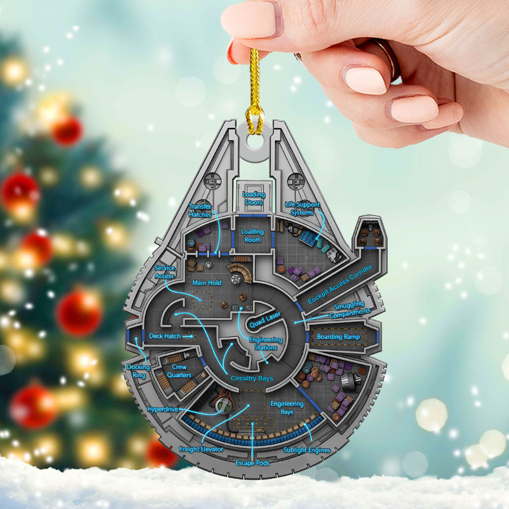 Star Wars Custom Shape 2-sided Acrylic Ornament – MNPST0789