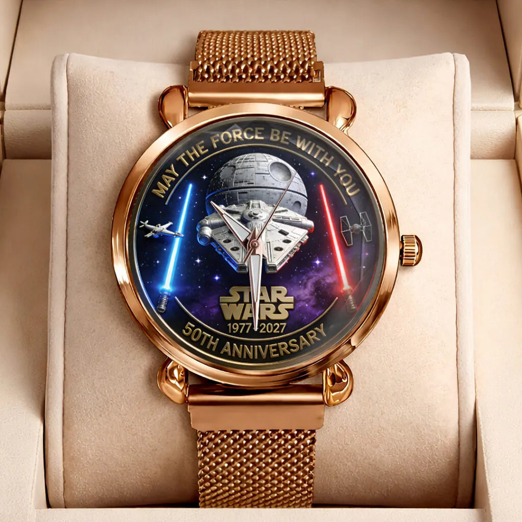 Star Wars 50th Anniversary Mesh Strap Quartz Watch – MNPST0220
