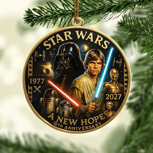 Star Wars 50th Anniversary Custom Shape 2-sided Acrylic Ornament – MNPST0901
