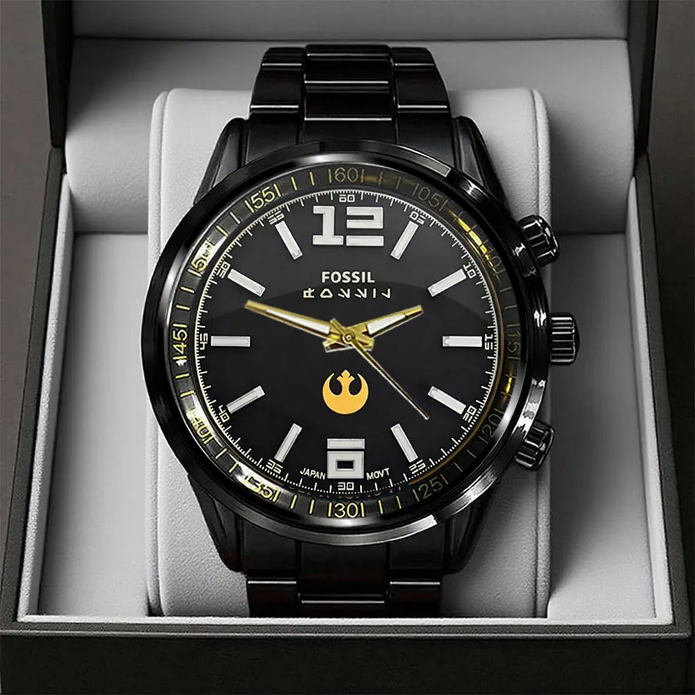 Star Wars Black Stainless Steel Watch – MNPST0086
