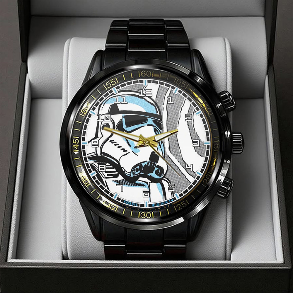 Star Wars Black Stainless Steel Watch – MNPST0076