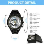 Star Wars Black Stainless Steel Watch – MNPST0076