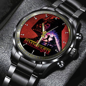 Star Wars Black Stainless Steel Watch – HOATT 4718 MNPST1231