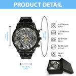 Star Wars Black Stainless Steel Watch – TANTN 5969 MNPST1234