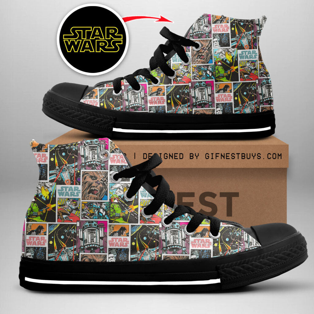 Star Wars High Top Canvas Shoes – GNE 327 MNPST1163