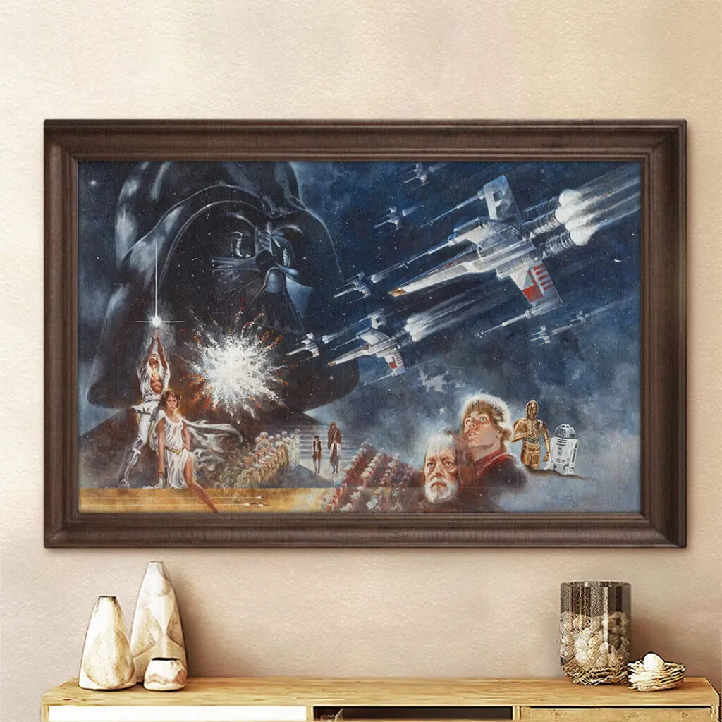 Star Wars Rectangle Canvas With Inner Frame – MNPST0449