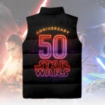 Star Wars 50 Years Anniversary 3D Sleeveless Down Jacket – MNPST0793