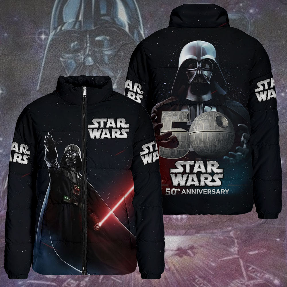 Star Wars 50th Anniversary 3D Stand Collar Puffer Jacket – MNPST0704