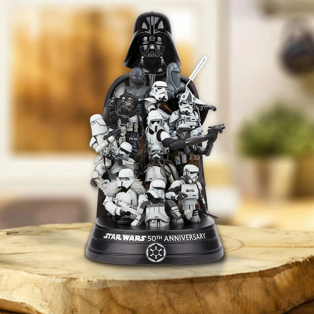 Star Wars 50th Anniversary Custom Shape Acrylic Plaque – MNPST0242