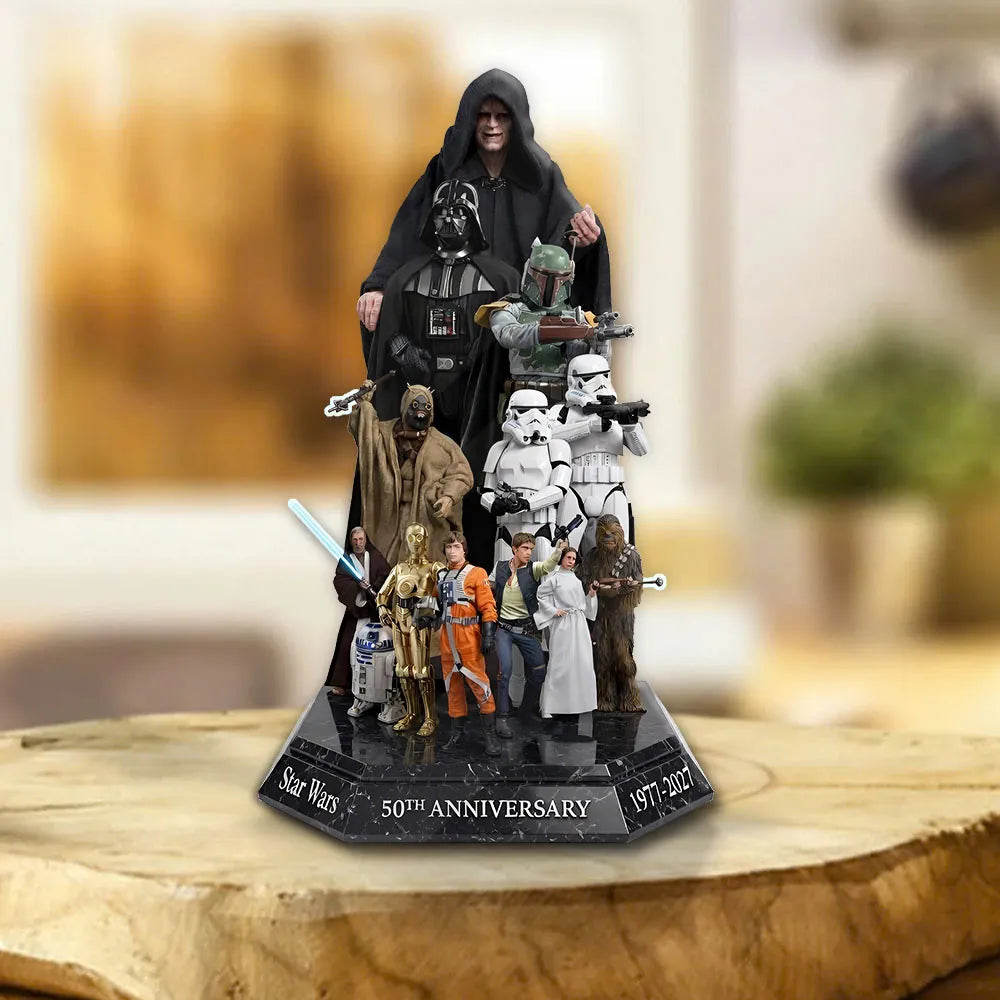 Star Wars 50th Anniversary Custom Shape Acrylic Plaque – MNPST0157