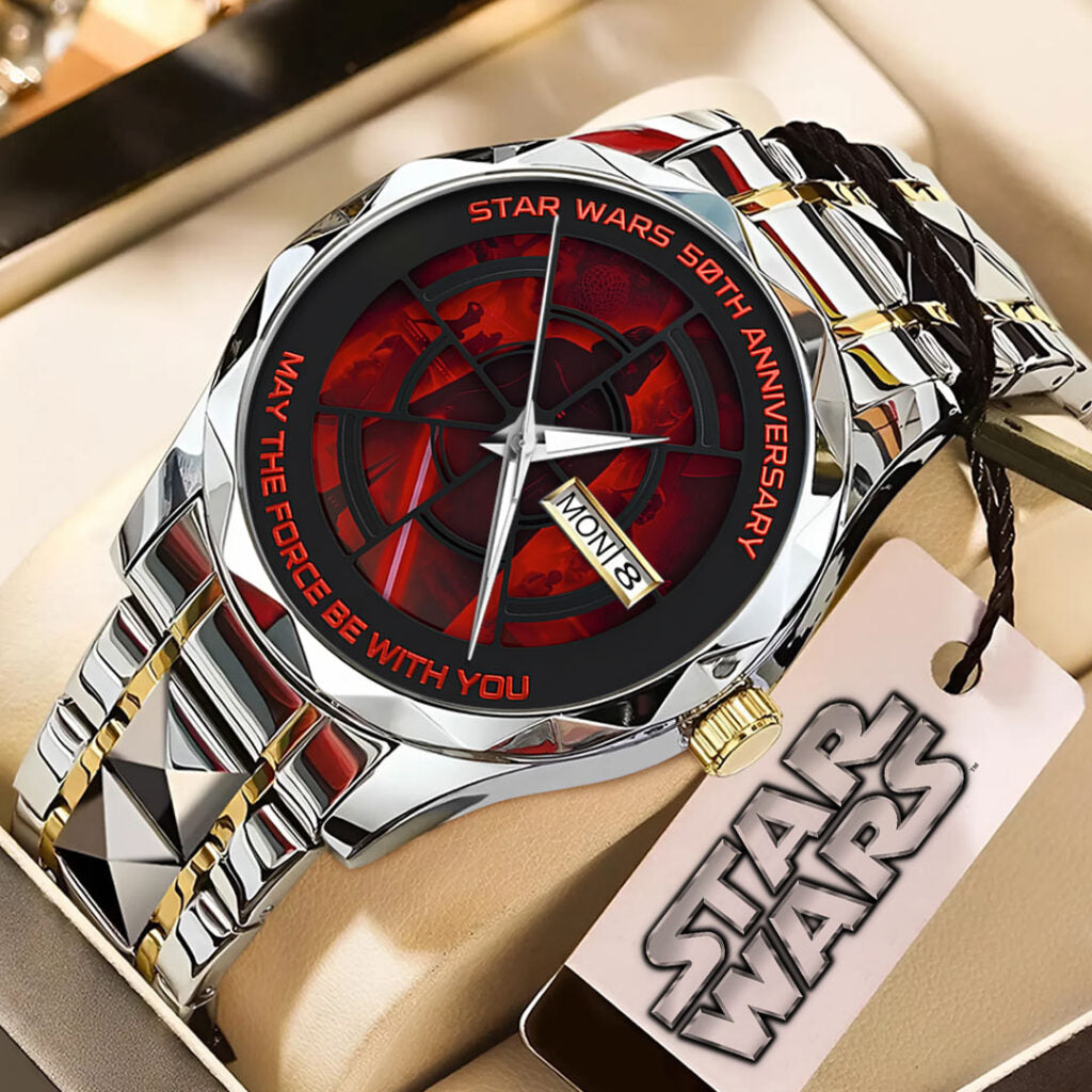 Star Wars 50th Anniversary Alloy Luxury Quartz Watch – MNPST0613