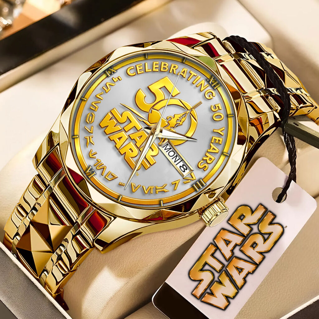Star Wars 50th Anniversary Alloy Luxury Quartz Watch – MNPST0582