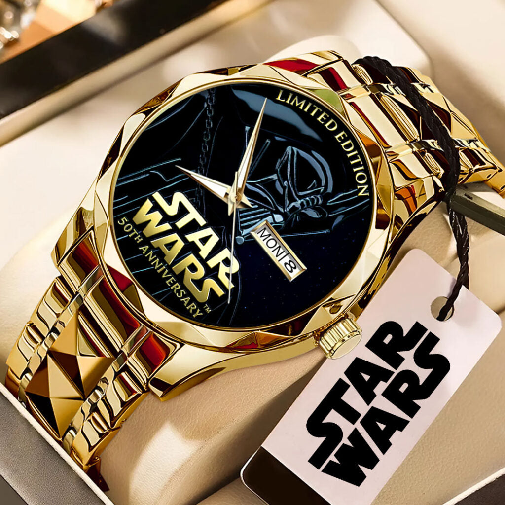 Star Wars 50th Anniversary Alloy Luxury Quartz Watch – MNPST0376